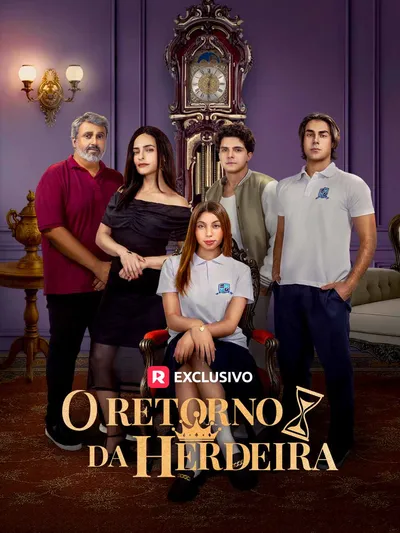 Pôster da novela O Retorno da Herdeira (2025) Pôster da novela O Retorno da Herdeira (2025)